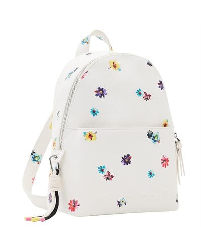 Desigual Accessories Pu Backpack Mini - White