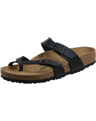 Birkenstock Erwachsene Mayari Birko-Flor Sandalen - Schwarz