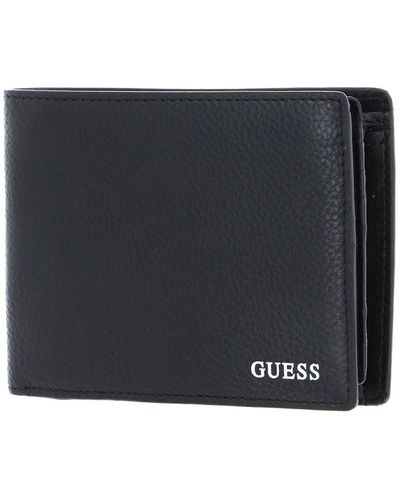 Guess Riviera Billfold Wallet With Coinpocket Black - Nero