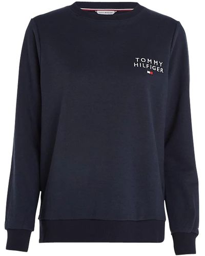 Tommy Hilfiger Sweatshirt Without Hood - Blue