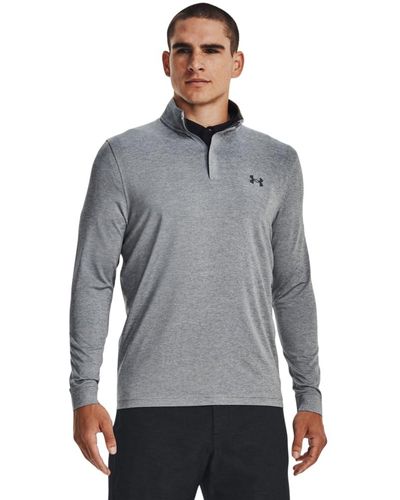 Under Armour S Playoff 1/4 Zip Long-sleeve T-shirt, - Gray