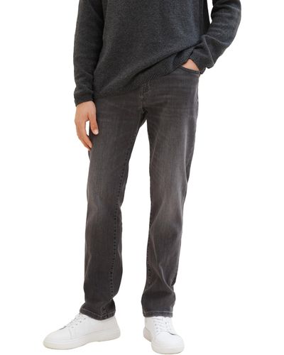 Tom Tailor LYCRA® FREEF!T® Josh Regular Slim Jeans mit Stretch - Schwarz