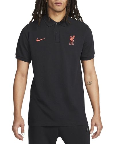 Nike Liverpool FC Polo Shirt - Schwarz