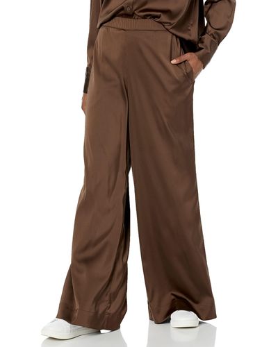 The Drop Lawson Silky Stretch Pant Coffee Bean - Brown