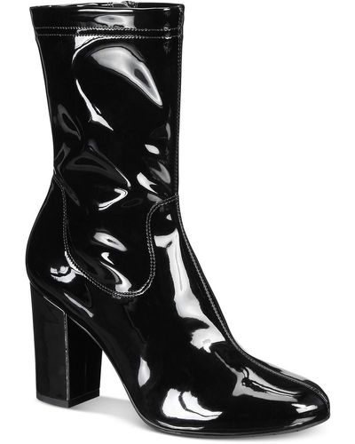 Kenneth Cole New York Alyssa Patent Boot Black - Noir