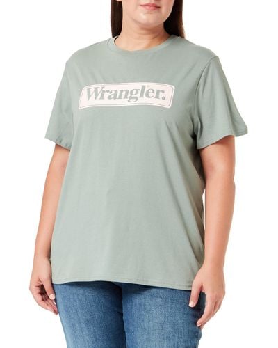 Wrangler Regular Tee T Shirt - Grün