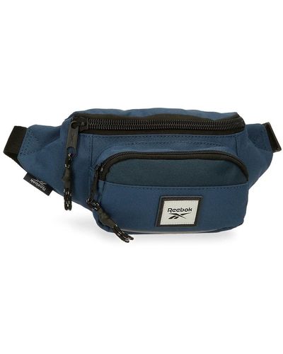 Reebok Dexter Fanny Pack With Pocket Blue 30x13x5 Cms Polyester
