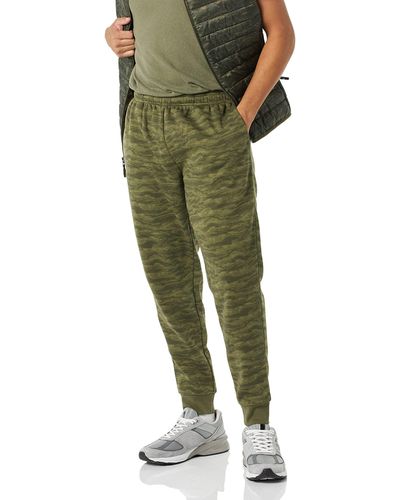 Amazon Essentials Fleece Jogger Pant Green Camo