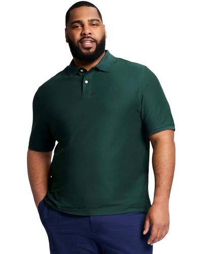 Izod 's Big-and-tall Advantage Performance Short-sleeve Solid Polo Shirt - Green