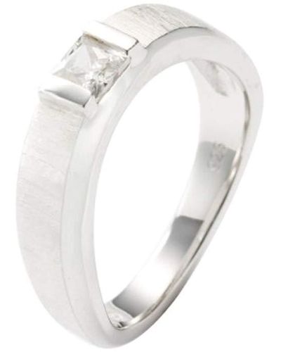 Fossil Jf14631040 Ring Silver 925/1000 - Cubic Zirconia - White