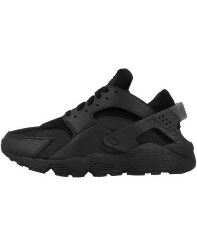 Nike Air Huarache Shoes - Black