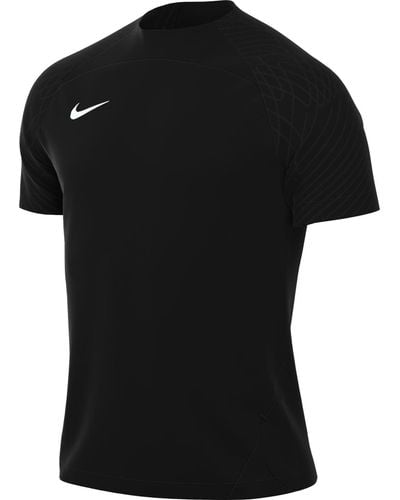 Nike Short Sleeve Top M Nk Df Strke Iii Jsy Ss - Zwart