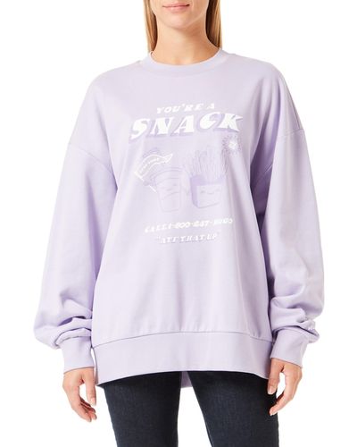 HUGO Light/Pastel Purple Sweatshirt - Lila