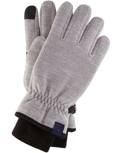Tom Tailor 1038520 Handschuhe mit funktionalen Fingerspitzen - Grau