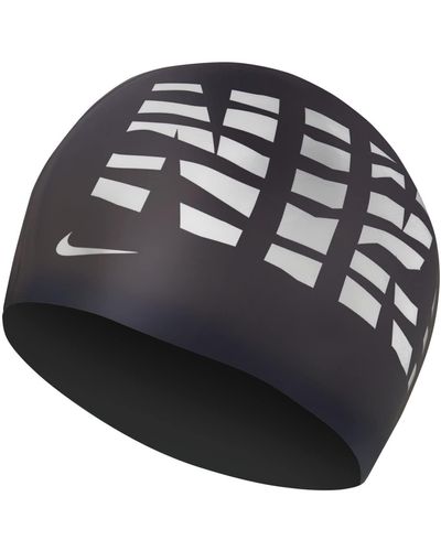 Nike Cappello Nuoto Graphic 3 Nero Silicone Adulti