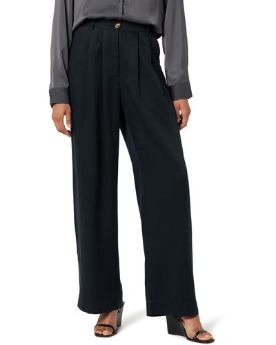 The Drop Amalia Relaxed Pleated Trousers - Black