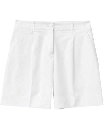 Benetton Bermuda Shorts 4cv0d900e - White