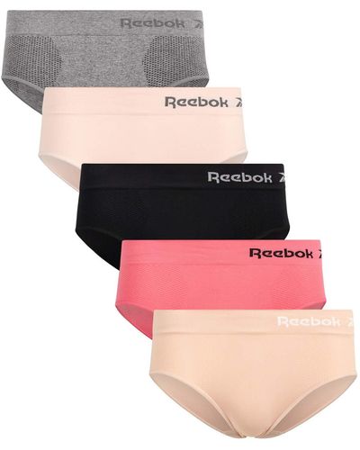 Reebok S Seamless Hipster Panties 5-Pack - Mehrfarbig