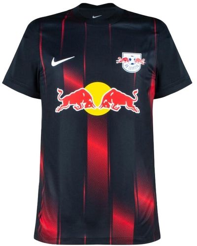 Nike 2022-2023 Leipzig Third Football Soccer T-shirt Black - Blue