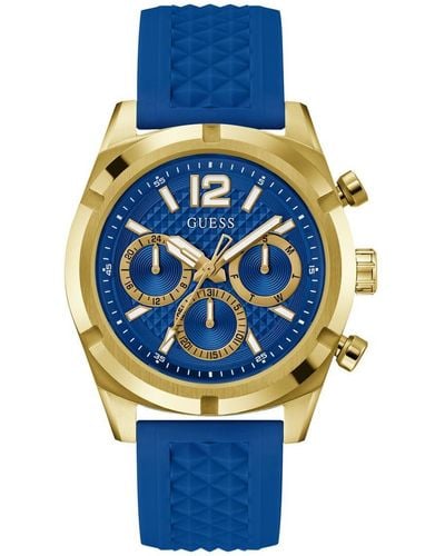 Guess Watch Resistance Silicone - Blue