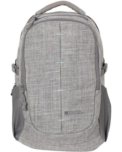 Mountain Warehouse Vic Laptop Bag - 30l Backpack, Durable Daypack, Laptop Compartment Rucksack Grey