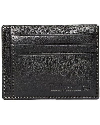 Timberland Milled Card Wallet Black One Size Black