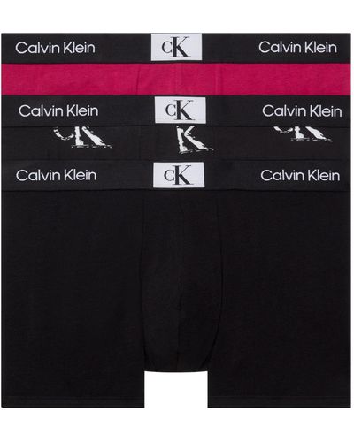 Calvin Klein Boxer Uomo Confezione da 3 Cotone Elasticizzato - Nero