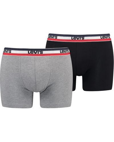 Levi's Solid Basic Boxers - Grey