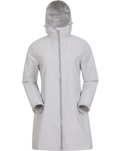 Mountain Warehouse Lightweight & Breathable Raincoat With Taped - Grey