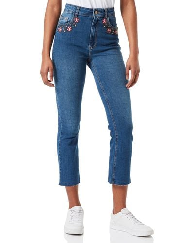 Desigual Denim Jerry Jeans Voor - Blauw