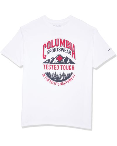 Columbia Graphic T-Shirt Hemd - Weiß