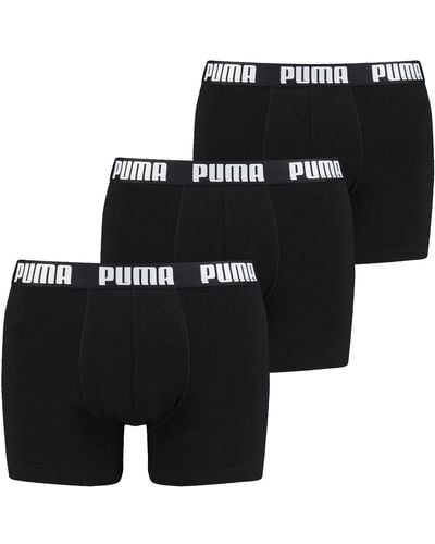 PUMA Boxershorts Voor - Zwart