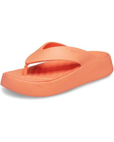 Crocs™ Getaway Plateau Flip Flop - Orange