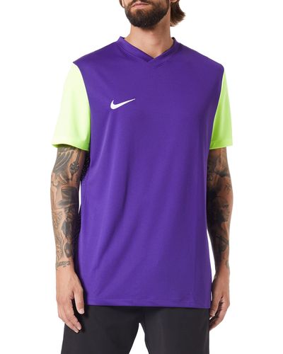 Nike M NK DF Tiempo Prem II JSY SS T-Shirt - Morado