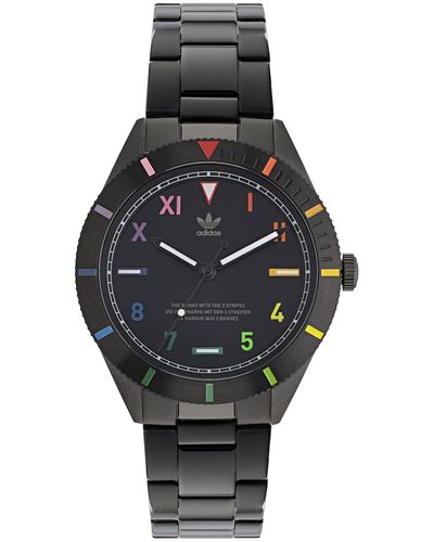 adidas Stainless Steel Black Bracelet Watch