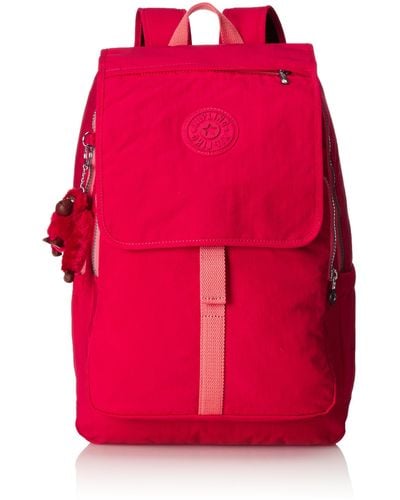 Kipling Large Backpack - Flamb Shell C - Red