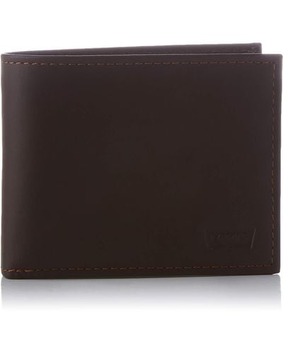 Levi's Casual Classics Hunte Coin Bifold-batwing Travel Accessory-bi-fold Wallet - Black