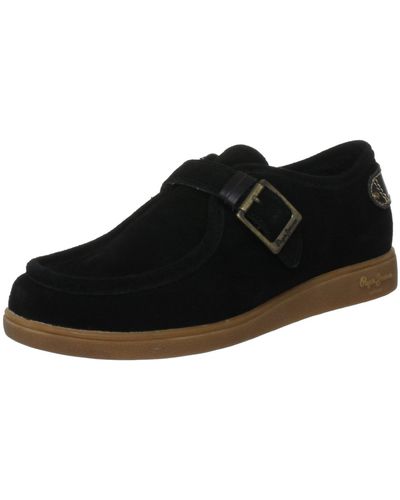 Pepe Jeans Aldgate Black Ankle Boots Pfs10606 6 Uk