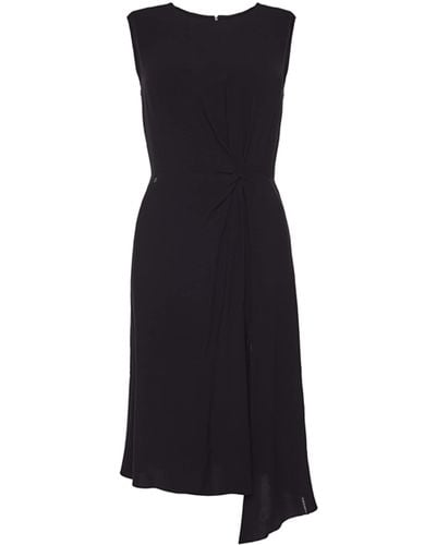 Superdry Dress ECOVERO Twist Dress Black 34 Mujer - Negro