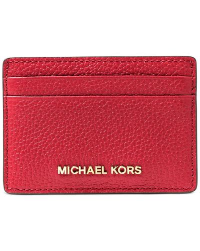 Michael Kors Michael Wallet In Leather in Pink | Lyst UK