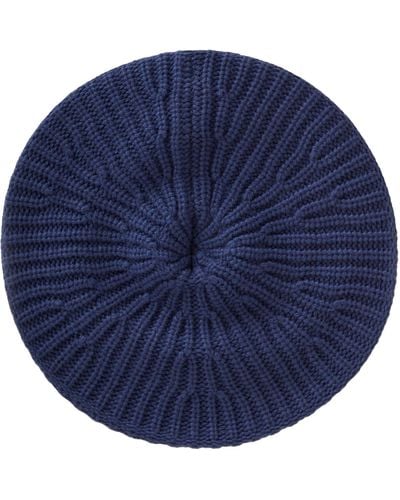 Benetton Knitted Hat 1444da003 Winter Accessory Sets - Blue