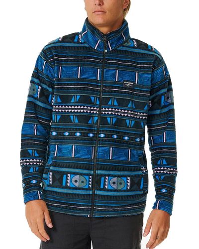 Rip Curl Party Pack Polar Fleece - Black/Blue - Blau