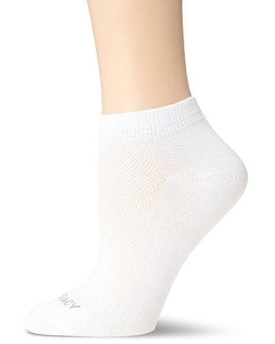 Ellen Tracy 6 Pack Quarter Socks - White