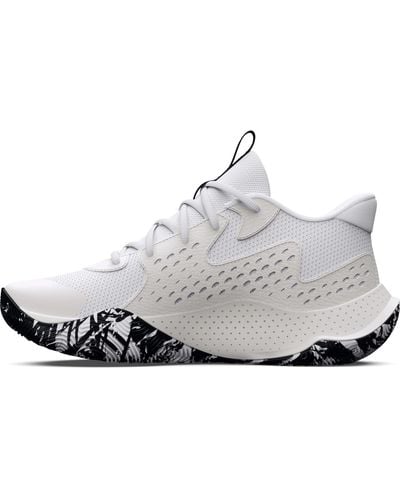 Under Armour Adult Jet '23 Basketball Shoe, - White