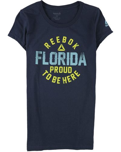 Reebok S Florida Proud To Be Here Graphic T-shirt - Blue