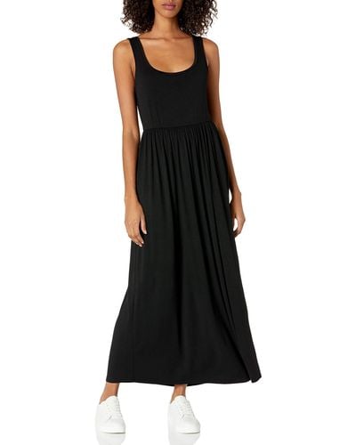Amazon Essentials Vestido Maxi de Tirantes Mujer - Negro