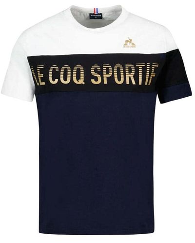 Le Coq Sportif Noel Tee Ss Nr. 1 M T-Shirt - Blau