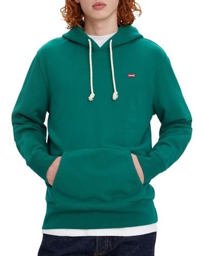 Levi's New Original Sweatshirt Hoodie Kapuzenpullover - Grün