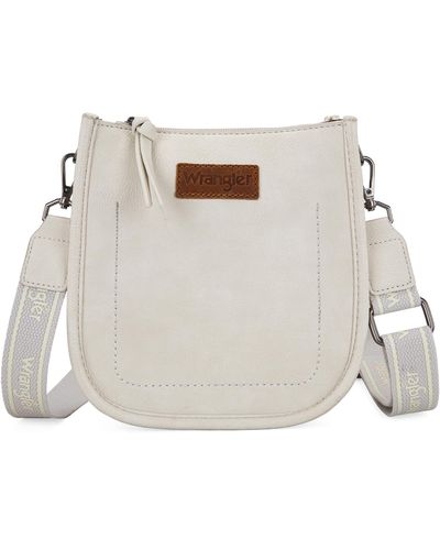 Wrangler Crossbody Bags For Trendy Designer Mini Purses Shoulder Handbag - Grey