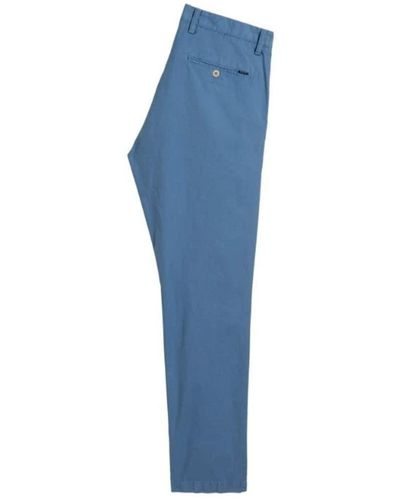 GANT Soho Clean Comfort Chino S Narrow Fit Low Waist Trousers Vintage Blue Uk Size 34w 34l